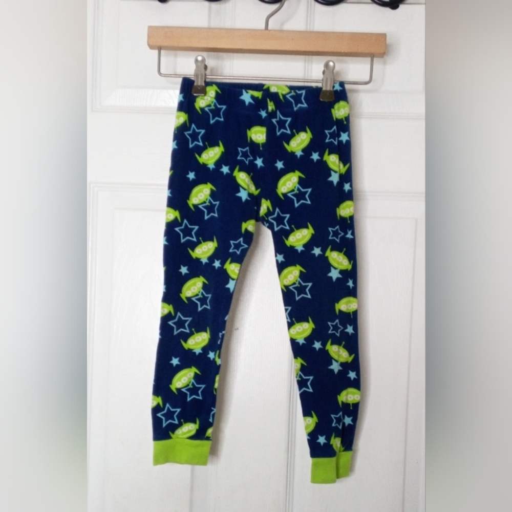 Disney Blue and Green Alien Pajama Bottoms